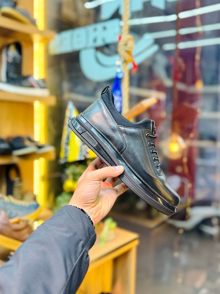 Siyah Bağcıklı Erkek Günlük Ayakkabı - Görsel 2