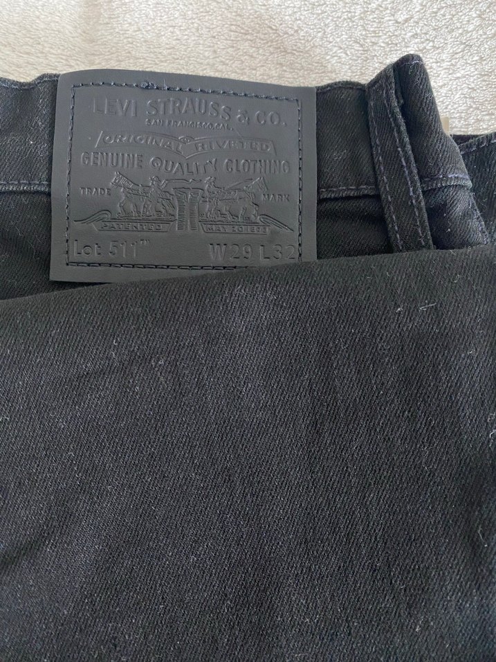 Levis Siyah Denim Jean — görsel 6/7