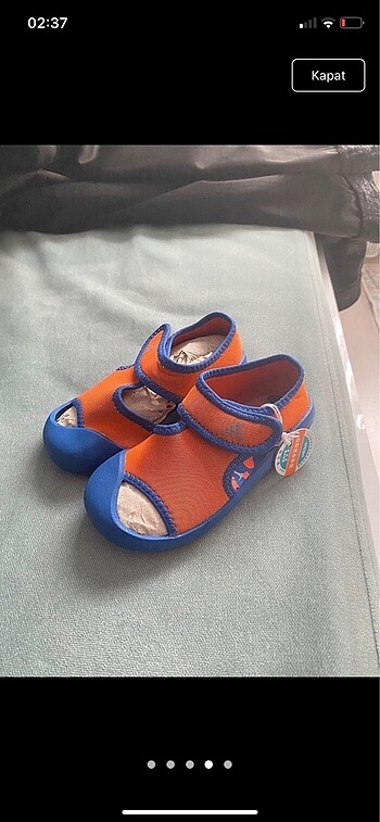 21 Beden turuncu Renk Adidas Erkek Çocuk Sandalet