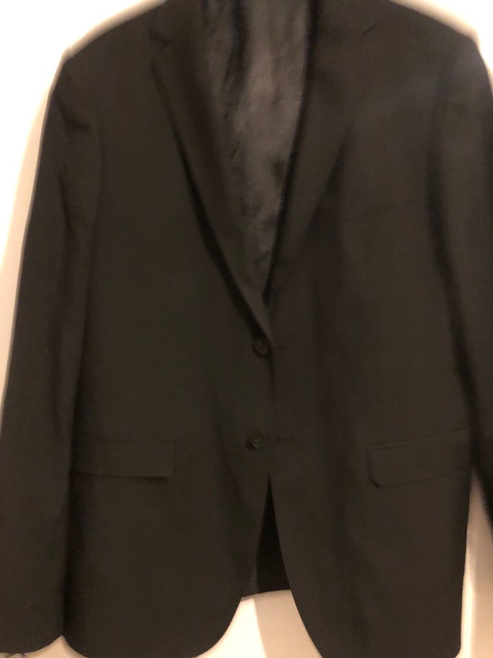 Düğmeli Siyah Erkek Ofis Ceketi - Görsel 2