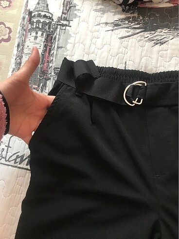 36 Beden siyah Renk Kumaş pantolon