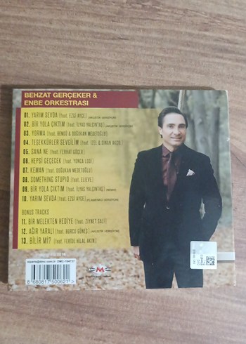 Behzat Gerçeker & ENBE Orkestrası Albümü 2015 Yılına Ait Bir CD - Görsel 5