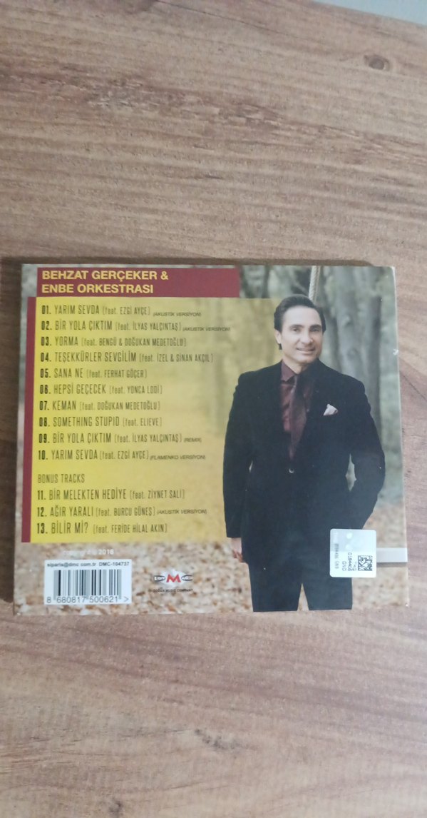 Behzat Gerçeker & ENBE Orkestrası Albümü 2015 Yılına Ait Bir CD - Görsel 5