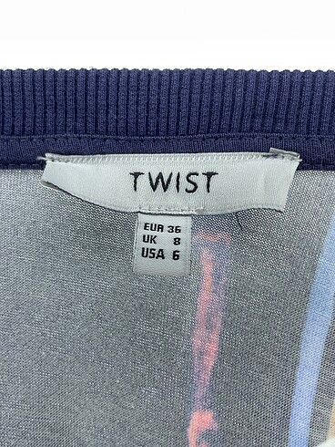 36 Beden çeşitli Renk Twist Günlük Elbise %70 İndirimli.