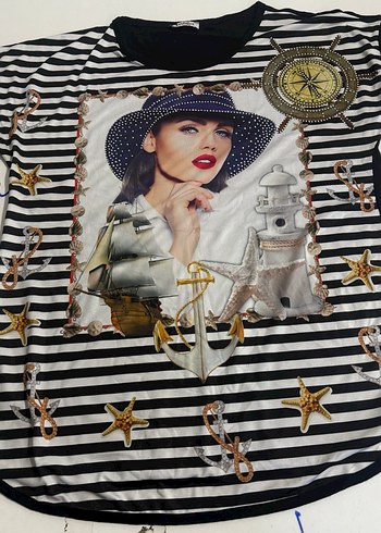 Baskılı bluz - Görsel 2