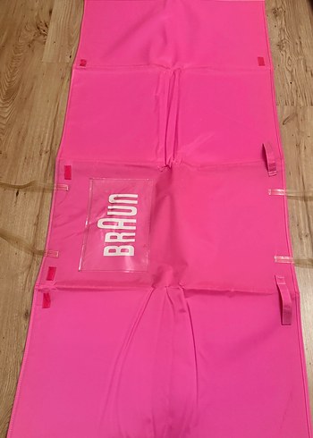 Braun Pembe Kadın Plaj Çantası ve şezlong minderi (çok fonksonlu)