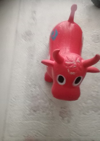 Pembe Şişme Oyuncak İnek