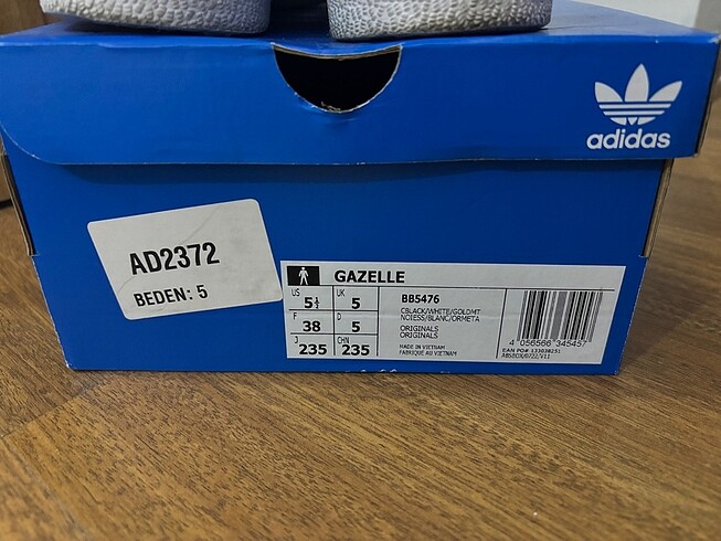 Adidas ORİJİNAL ADİDAS GAZELLE SPOR AYAKKABI