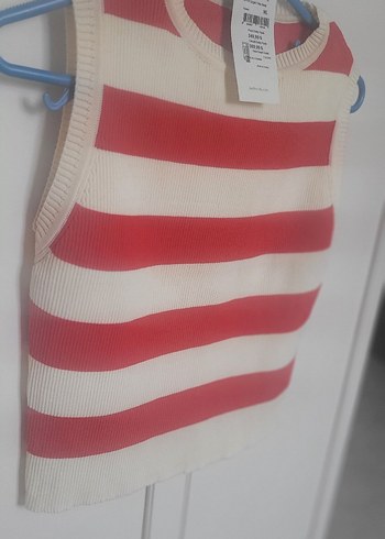 m Beden çizgili crop