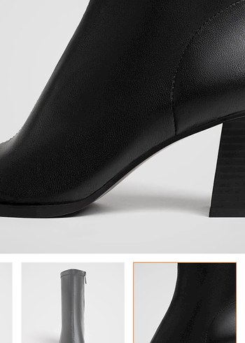 Diğer DUXAL SHOES Marina Siyah Deri Topuklu Bot