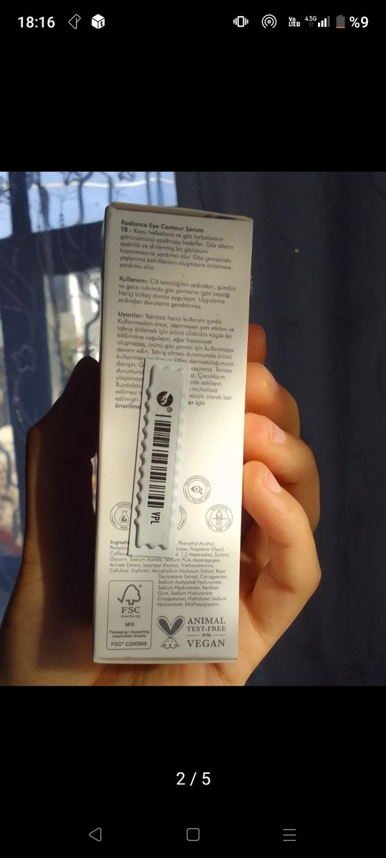 The Purest Solutions Kafein ve C Vitamini Göz Serumu - Görsel 2