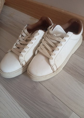 Lufian Beyaz Deri Sneaker