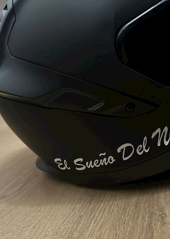 Yeni Siyah Motosiklet Kaskı + buff + süs - Görsel 5