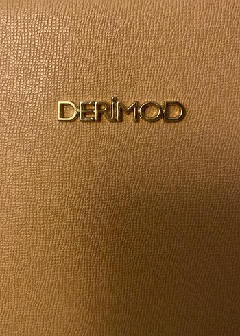 Bej Deri Kadın Omuz Çantası - Görsel 2