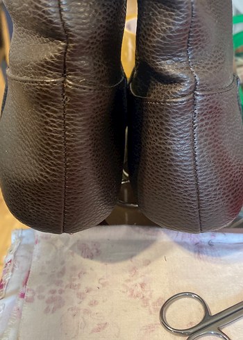 Acı kahve uzun kadın çizme - Görsel 4