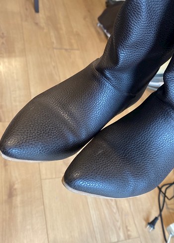 Acı kahve uzun kadın çizme - Görsel 3