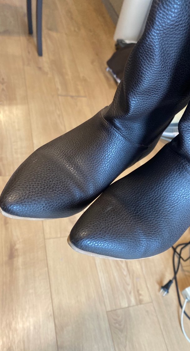 Acı kahve uzun kadın çizme - Görsel 3