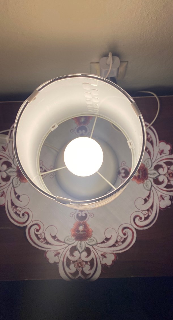 Beyaz Paris Temalı Masa Lambası - Görsel 4