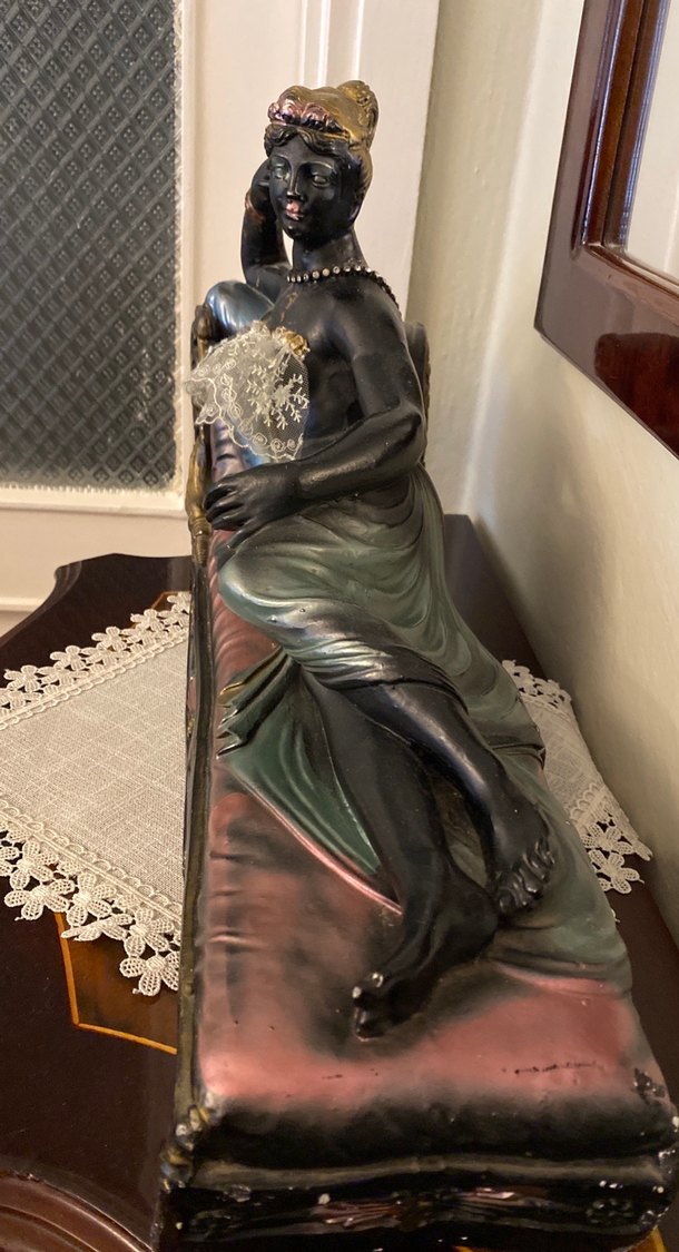 Siyah Renkli Dekoratif Kadın Biblo - Görsel 3