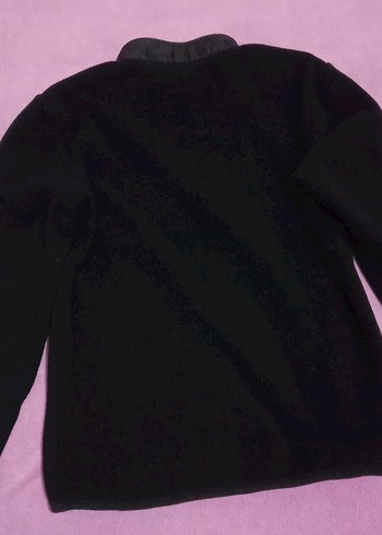 Erkek Siyah Fermuarlı Yüksek Yaka Polar - Görsel 3