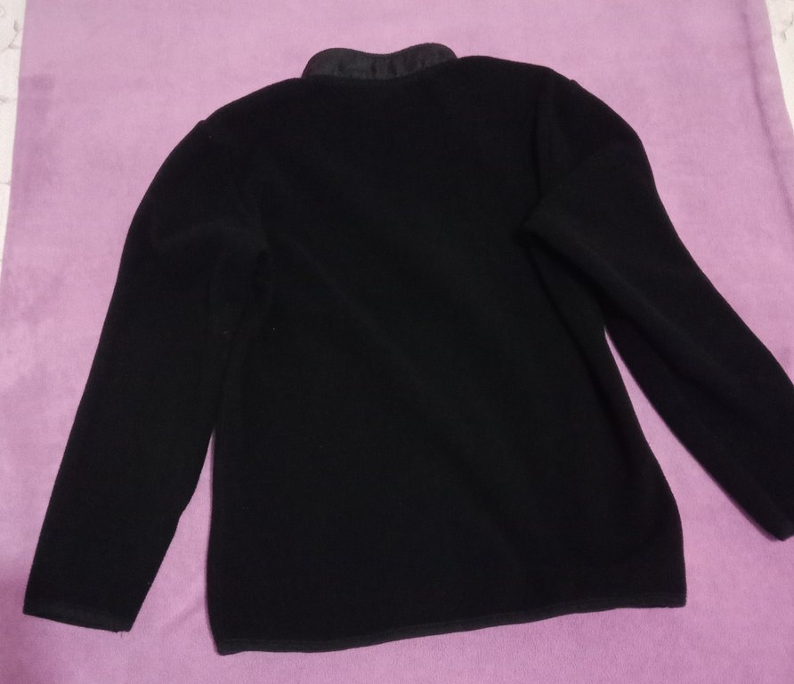 Erkek Siyah Fermuarlı Yüksek Yaka Polar - Görsel 3