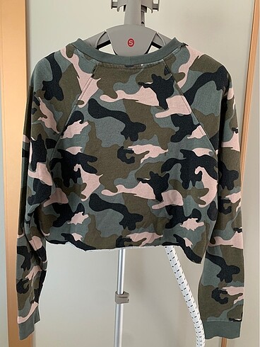 H&M H&M s beden asker desenli sweatshirt