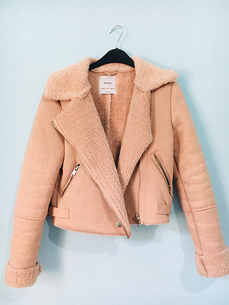 Bershka kürklü mont