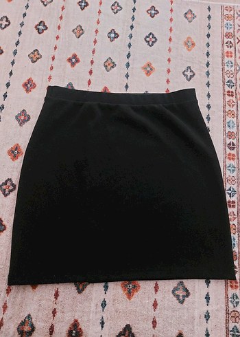 Siyah Mini Sade Dar Kesim Etek - Görsel 2