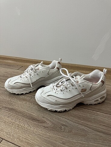 38,5 Beden Orjinal Skechers D?lites kadın beyaz spor ayakkabı 38.5 numara b