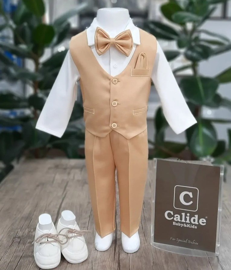 Bej Modern Klasik Bebek Takımı - Görsel 2