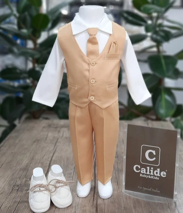 Bej Modern Klasik Bebek Takımı - Görsel 3