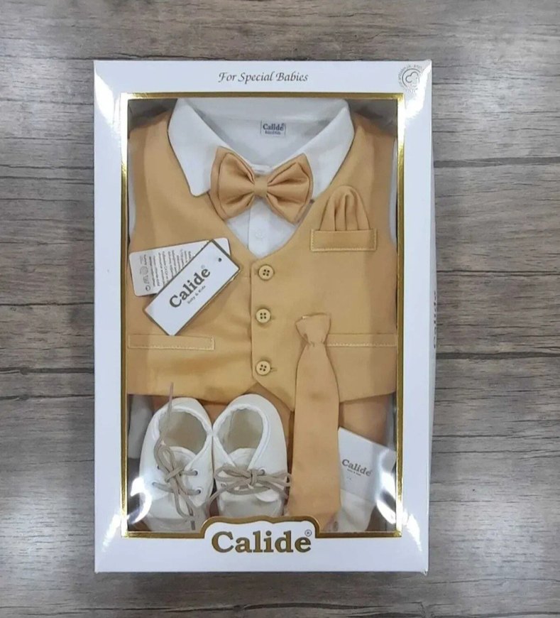 Bej Modern Klasik Bebek Takımı - Görsel 4