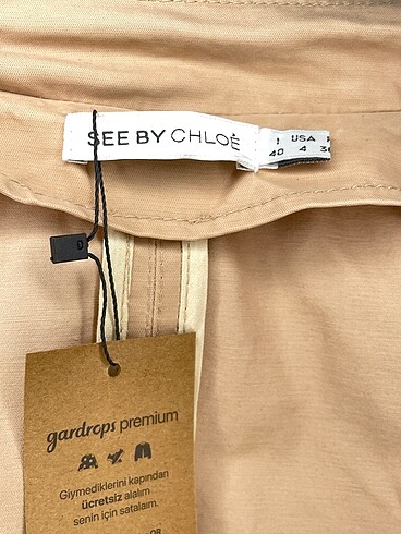 38 Beden çeşitli Renk See By Chloe Trenchcoat %70 İndirimli.
