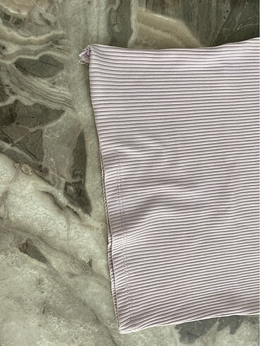 m Beden Lila dantelli crop