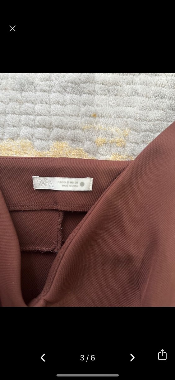 Zara kahverengi  bluz - Görsel 3