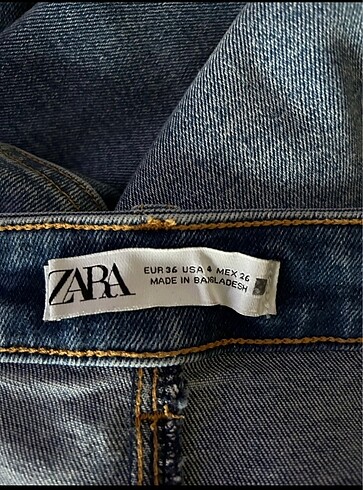 36 Beden Zara Bluejean