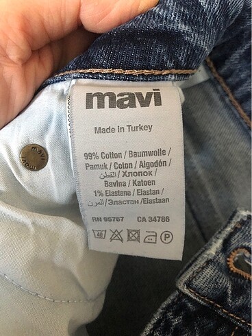 diğer Beden Mavi Jeans kot Leyla modeli