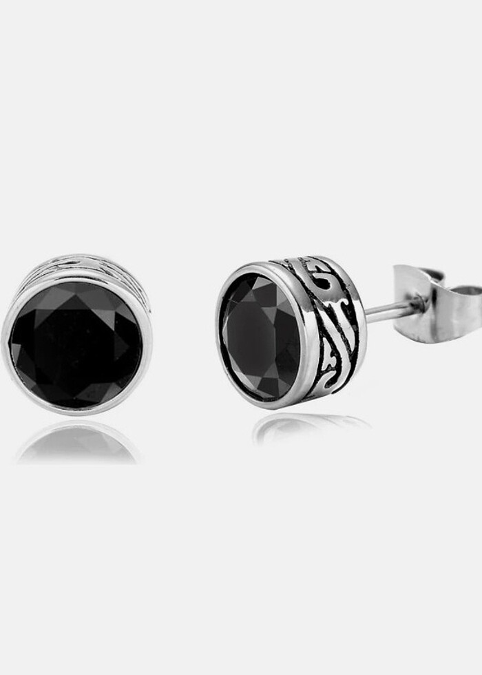 Çelik erkek küpe - Görsel 3