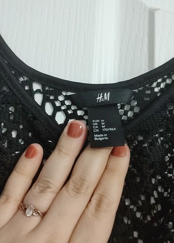 Dantel Detaylı Siyah Bohem Kadın bluz - Görsel 5