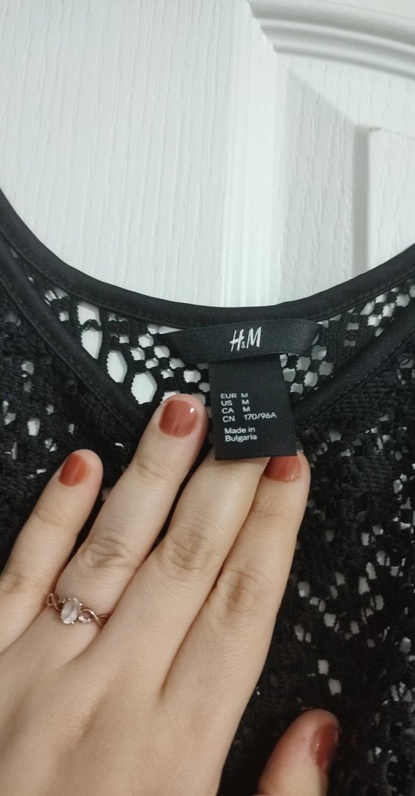 Dantel Detaylı Siyah Bohem Kadın bluz - Görsel 5