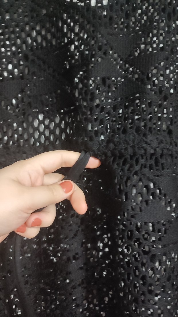 Dantel Detaylı Siyah Bohem Kadın bluz - Görsel 2