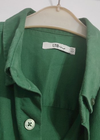 Erkek Koyu Yeşil Keten Uzun Kollu Gömlek - Görsel 5