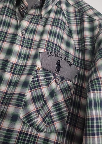 Erkek yeşil Ekose Rahat Kesim Gömlek - Görsel 2