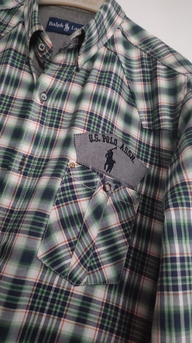 Erkek yeşil Ekose Rahat Kesim Gömlek - Görsel 2