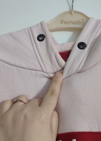 Pembe Oversize Sweatshirt No Future - Görsel 2