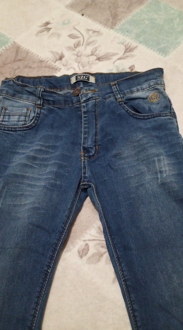 kız çocuk Mavi Regular Fit Denim Pantolon - Görsel 2