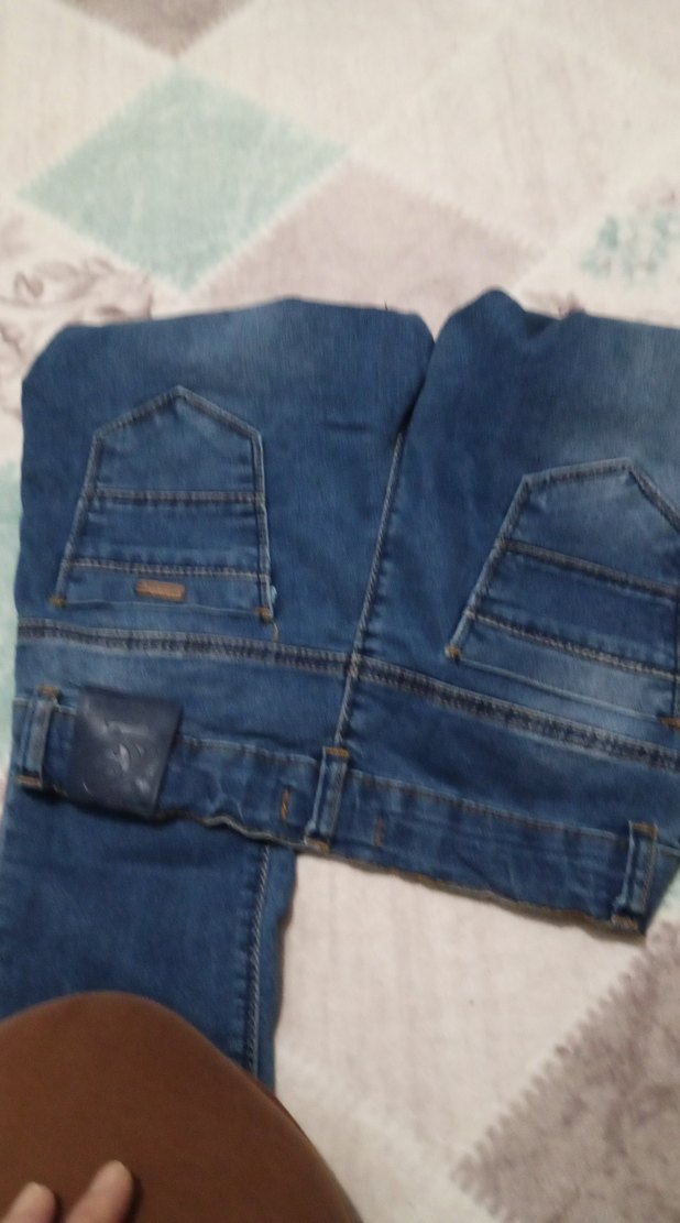 kız çocuk Mavi Regular Fit Denim Pantolon - Görsel 3