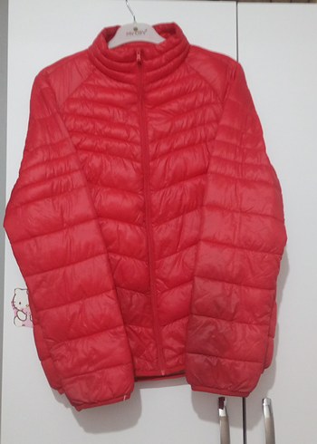 kırmızı mont - Görsel 2