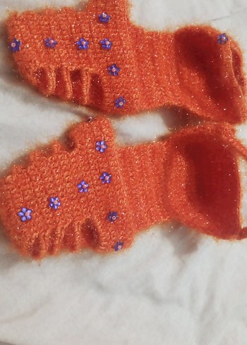 Renkli Nakışlı Örgü Kadın Terlik - Görsel 3