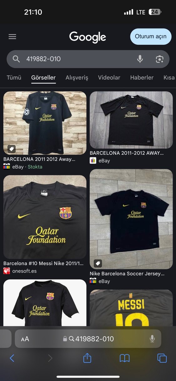 Orijinal Barcelona Messi Forma - Görsel 4